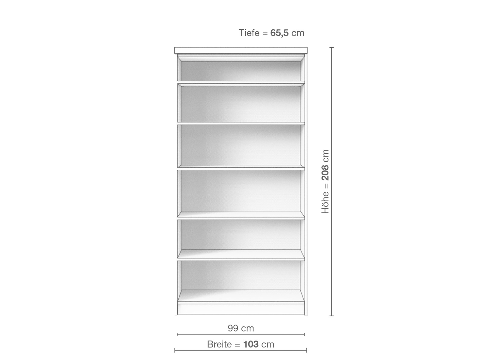 Zirbenschrank „Oskar", 2-türig schmal, Höhe 208 cm, Inneneinrichtung B