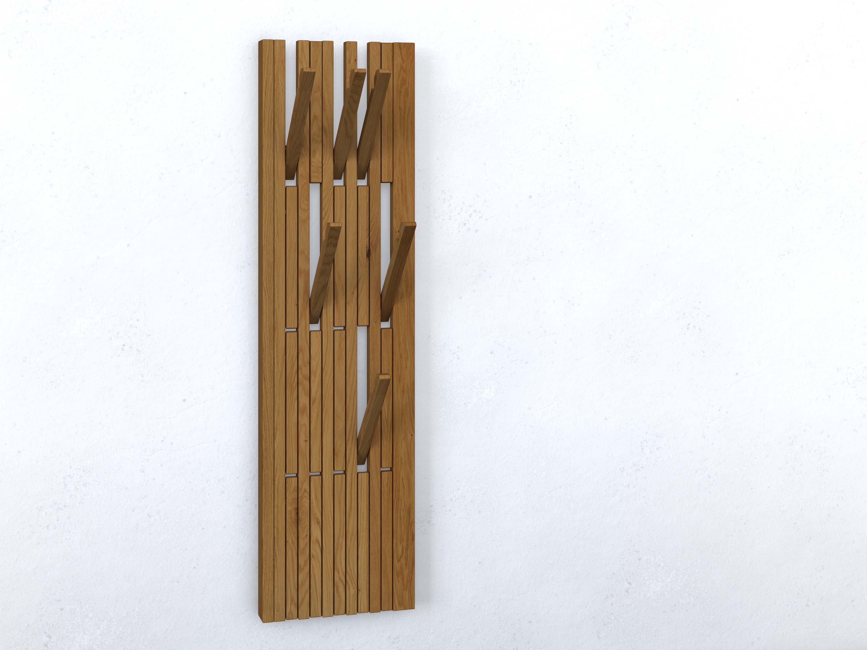 Garderobe „Agnes“ aus Eiche ohne Spiegel