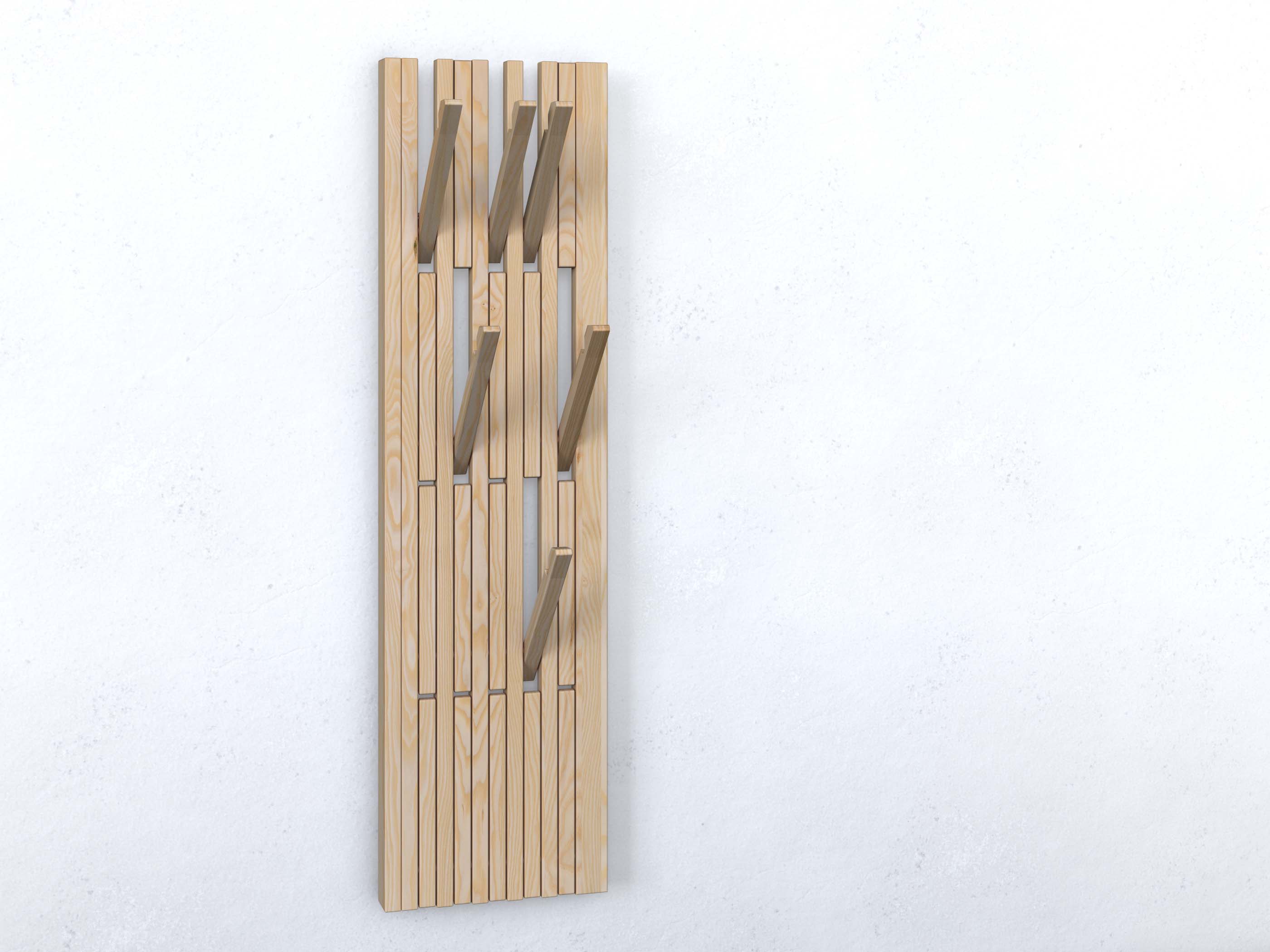 Garderobe aus Esche „Agnes“ ohne Spiegel