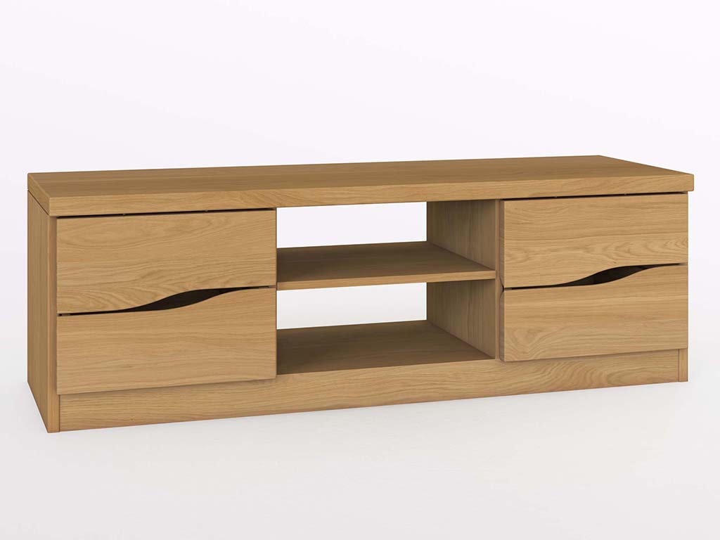 Lowboard / TV-Board „Astrid“ aus Eiche Hell