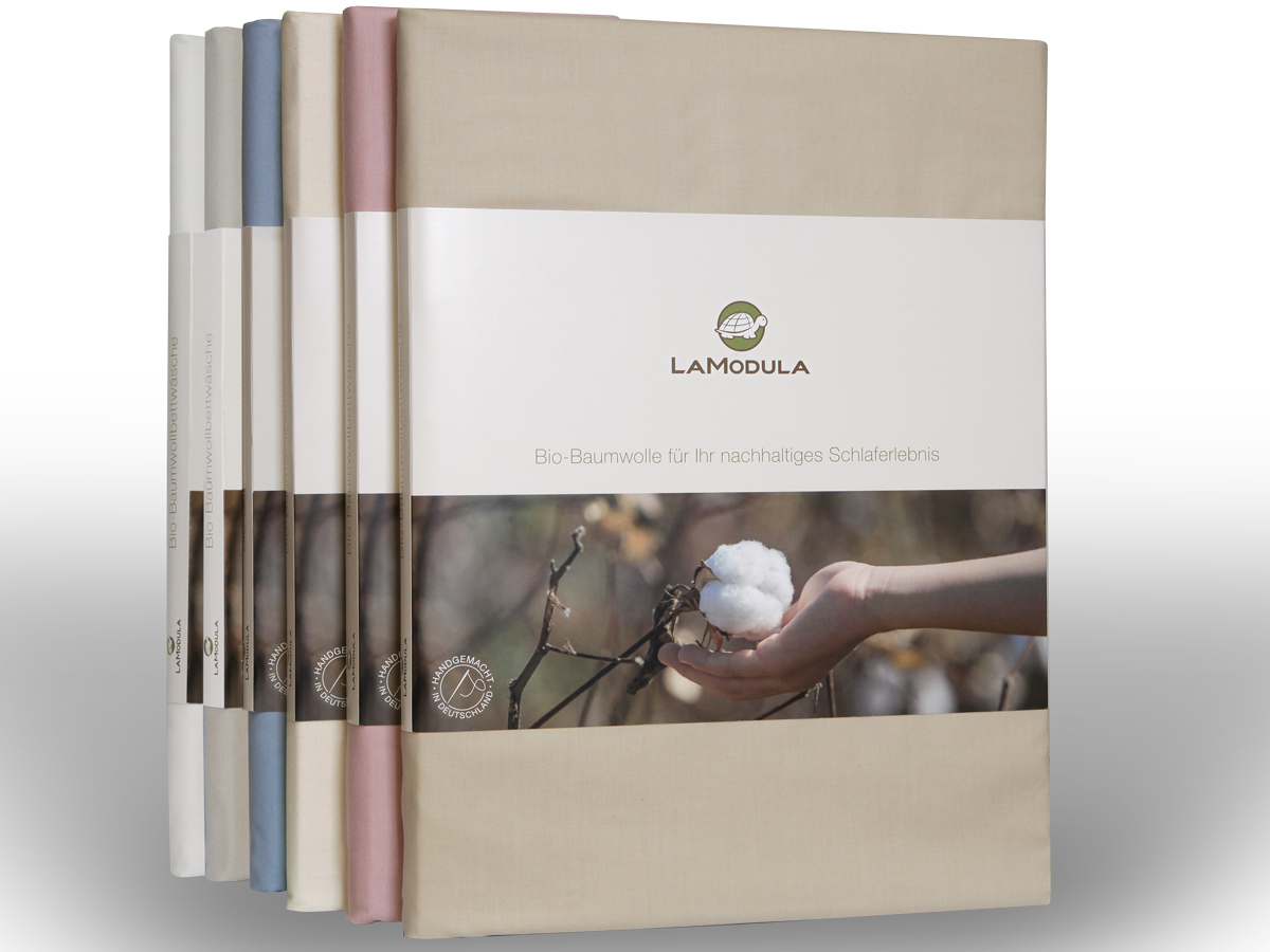 Alle Farbvarianten der Bio-Bettwäsche "Mona"