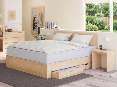 Eschenbett „Alois“ Boxspring