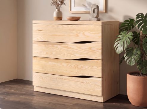 Eschenkommode „Astrid“  mit 4 Laden