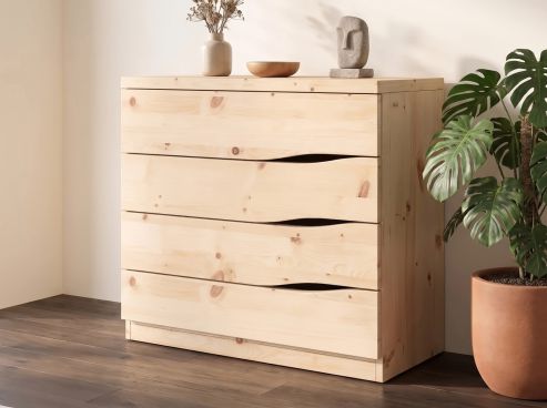 Zirbenkommode „Astrid“ mit 4 Laden 