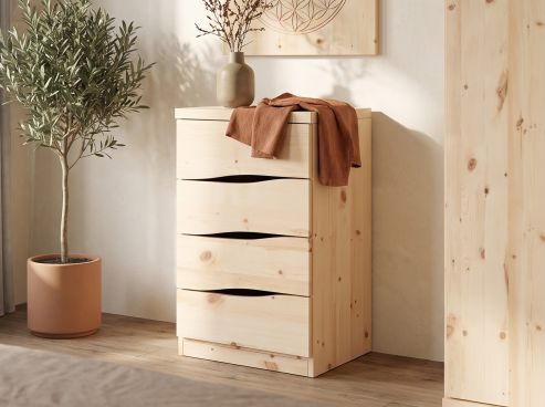 Zirbenkommode „Astrid“ mit 4 Laden 