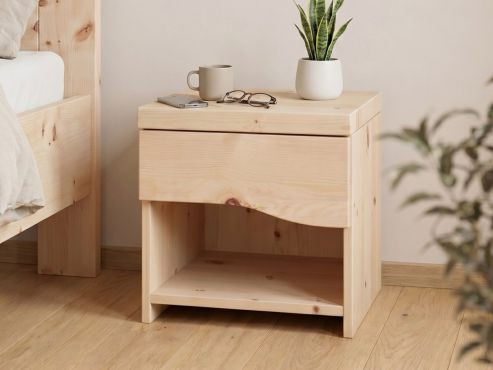 Nachttisch „Astrid“ aus Zirbe