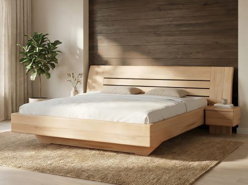 Buchenbett „Bea“ in 180 x 200 cm