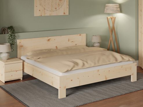 Zirbenbett „Bianca“ in 180 x 200 cm