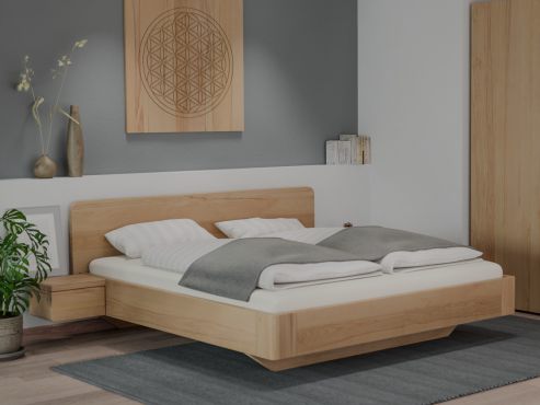 Zirbenbett „Clara“ in 180 x 200 cm