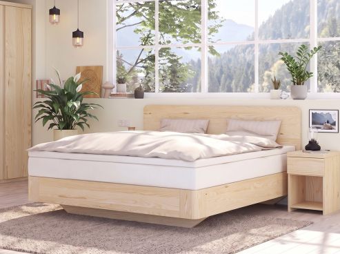 Eschenbett „Clara“ Boxspring