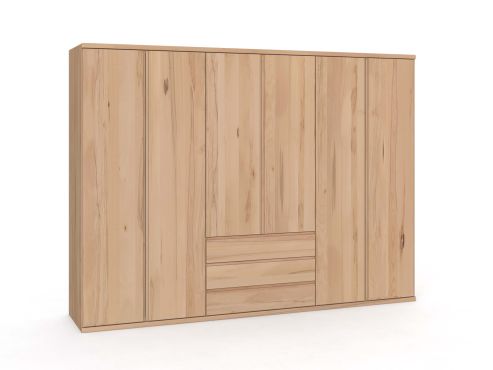 Drehtürenschrank „Valentin“ Kernbuche 6-türig