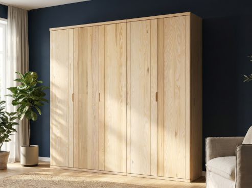 Drehtürenschrank „Egon“ Esche 5-türig