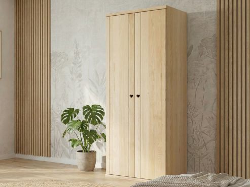 Drehtürenschrank „Egon“ Esche 2-türig