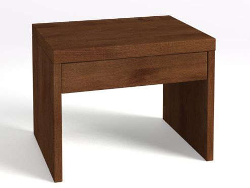 Nachttisch aus Zirbenholz mit Lade