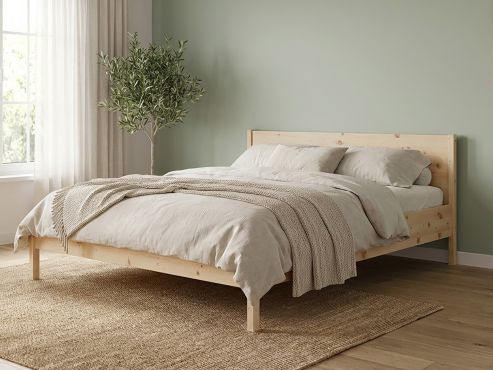 Zirbenbett „Flora“ in 180 x 200 cm