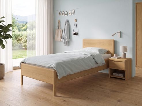 Kinder- & Jugendbett „Florentina“ Eiche Hell in 90 x 200 cm