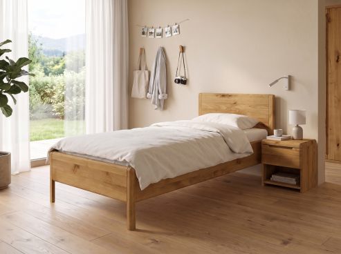 Kinder- & Jugendbett „Florentina“ Wildeiche in 90 x 200 cm