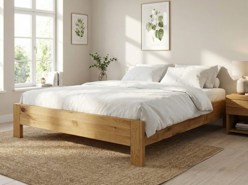 Wildeichenbett „Frida“ in 180 x 200 cm