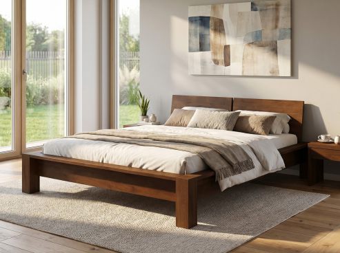 Bett „Hanna“ aus Eiche in 180 x 200 cm
