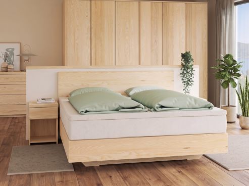 Eschenbett „Lukas“ Boxspring