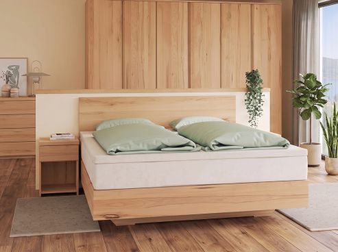 Buchenbett „Lukas“ Boxspring in 180 x 200 cm 
