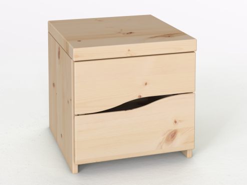 Nachttisch „Astrid“ aus Zirbe