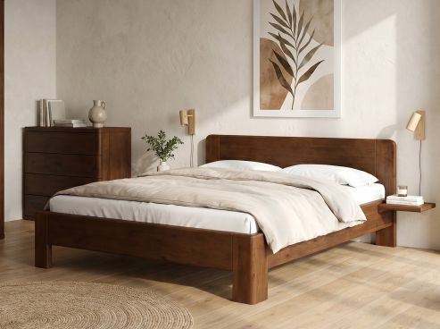 Bett Kernbuche Dunkel „Niklas“