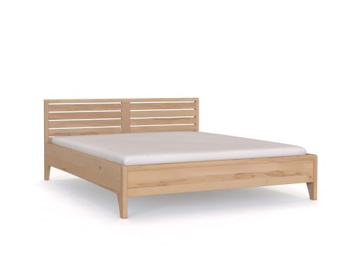 Eichenbett „Nina“ in 180 x 200 cm, mit erhöhtem Fußteil