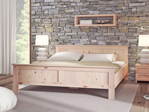 Zirbenschlafzimmer mit Zirbenbett „Patrick“