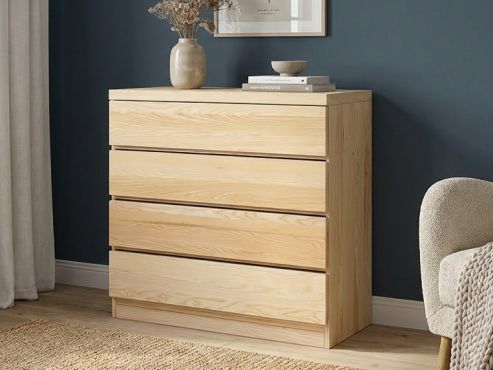 Eschenkommode „Patrizia“ mit 4 Laden