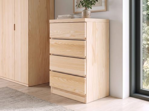 Eschenkommode „Patrizia“ mit 4 Laden