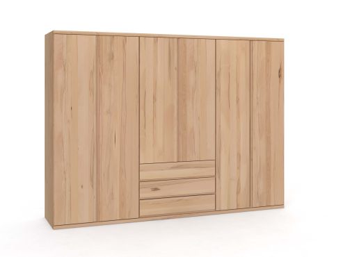 Drehtürenschrank „Romana“ Kernbuche 6-türig