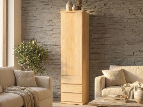 Drehtürenschrank „Romana“ Esche 1-türig