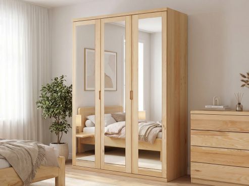Drehtürenschrank „Sandra“ Esche 3-türig