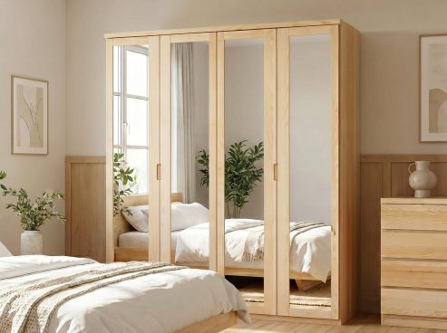 Drehtürenschrank „Sandra“ Esche 4-türig