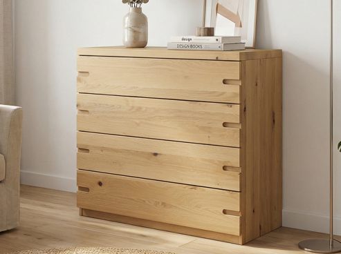 Wildeichenkommode Hell „Stefan“ 100 cm