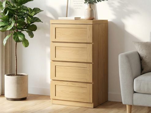 Eichenkommode Hell „Susanne“ 50 cm