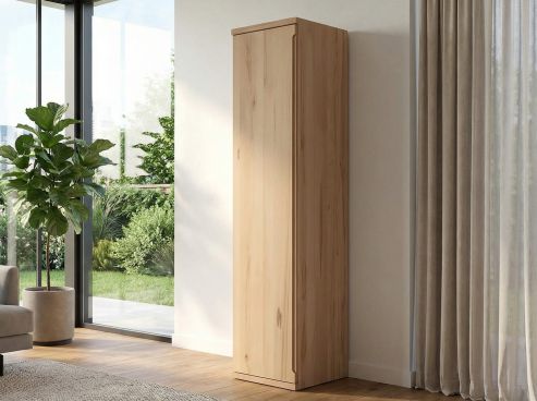 Drehtürenschrank „Valentin“ Kernbuche 1-türig