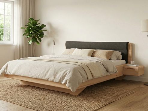 Zirbenbett „Valentina“ in 180 x 200 cm