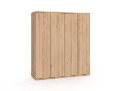 Drehtürenschrank „Valentin“ Kernbuche 4-türig
