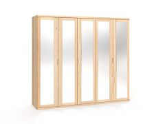 Drehtürenschrank „Sandra“ Esche 5-türig
