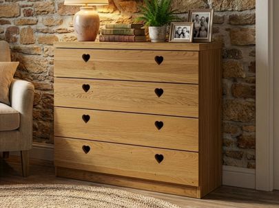 Massivholzkommode „Heidi“ 100 cm
