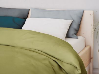 Bio-Satin Bettwäsche „Lisa“ in vielen Farben 