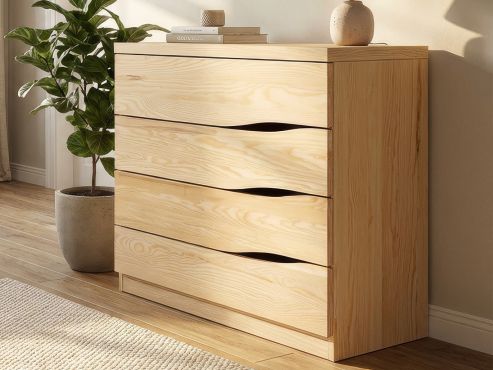 Eschenkommode „Astrid“  mit 4 Laden