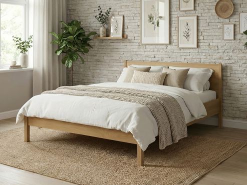 Eichenbett Hell „Flora“