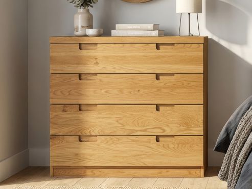 Eichenkommode „Lukas“ mit 4 Laden