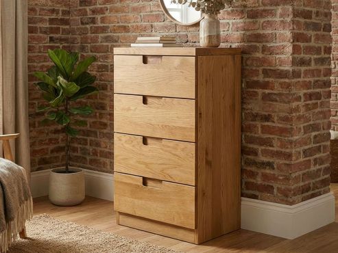 Wildeichenkommode „Lukas“ mit 4 Türen