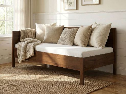 Sofabett „Melanie“ Kernbuche Dunkel