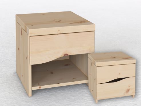 Nachttisch „Astrid“ aus Zirbe