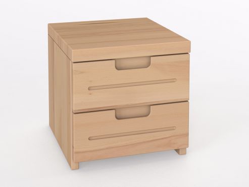 Nachttisch „Lukas“ aus Zirbe mit einer Schublade